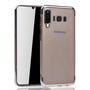 Handyhlle fr Samsung Galaxy A50 Silber - Clear - TPU Silikon Case Backcover Schutzhlle in Transparent   Silber