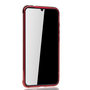 Handyh�lle f�r Xiaomi Redmi Note 7 Pro Rot - Clear - TPU Silikon Case Backcover Schutzh�lle in Transparent   Rot