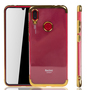 Handyh�lle f�r Xiaomi Redmi Note 7 Pro Gold - Clear - TPU Silikon Case Backcover Schutzh�lle in Transparent   Gold