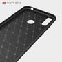 Schutzh�lle Handyh�lle f�r Huawei Y7 (2019) Case Cover Carbon Optik Grau