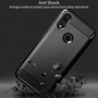Schutzh�lle Handyh�lle f�r Xiaomi Redmi 7 Case Cover Carbon Optik Grau