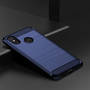 Schutzh�lle Handyh�lle f�r Xiaomi Mi 8 Pro Case Cover Carbon Optik Blau