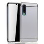 Huawei P30 Handy H�lle Schutz Case Bumper Hard Cover Silber