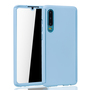 Handyh�lle Schutzh�lle f�r Huawei P30 Full Case Cover Displayschutz 360 Blau