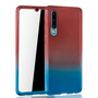 Handyh�lle Schutzh�lle f�r Huawei P30 Full Case Cover Displayschutz 360 Blau
