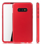 Handyh�lle Schutzh�lle f�r Samsung Galaxy S10e Full Case Cover Displayschutz 360 Rot