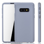 Handyh�lle Schutzh�lle f�r Samsung Galaxy S10e Full Case Cover Displayschutz 360 Grau