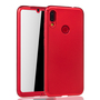 Handyh�lle Schutzh�lle f�r Xiaomi Redmi Note 7 / Redmi Note 7 Pro Full Case Cover Displayschutz 360 Rot