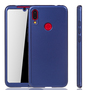 Handyh�lle Schutzh�lle f�r Xiaomi Redmi Note 7 / Redmi Note 7 Pro Full Case Cover Displayschutz 360 Blau