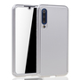 Handyh�lle Schutzh�lle f�r Xiaomi Mi 9 SE Full Case Cover Displayschutz 360 Silber