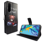 Huawei P30 Tasche Handy H�lle Schutz-Cover Flip-Case mit Kartenfach Dont touch my phone