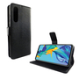 Huawei P30 Tasche Handy H�lle Schutz-Cover Flip-Case mit Kartenfach Schwarz