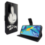 Huawei P30 Tasche Handy H�lle Schutz-Cover Flip-Case mit Kartenfach Have a nice day