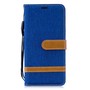 Huawei P30 Handy H�lle Schutz-Tasche Case Cover Kartenfach Etui Wallet Blau