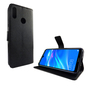 Huawei Y7 2019 Tasche Handy H�lle Schutz-Cover Flip-Case mit Kartenfach Schwarz