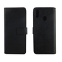 Huawei Y7 2019 Tasche Handy H�lle Schutz-Cover Flip-Case mit Kartenfach Schwarz