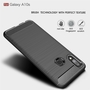 Schutzh�lle Handyh�lle f�r Samsung Galaxy A10s Case Cover Carbon Optik Grau
