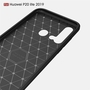 Schutzh�lle Handyh�lle f�r Huawei P20 Lite 2019 Case Cover Carbon Optik Schwarz