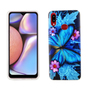 Samsung Galaxy A10s Handy H�lle Schutz-Case Cover Bumper Schmetterling Blau