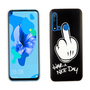 Huawei P20 Lite 2019 Handy H�lle Schutz-Case Cover Bumper Have a nice day