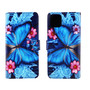 Apple iPhone 11 Pro Tasche Handy H�lle Schutz-Cover Flip-Case mit Kartenfach Blauer Schmetterling