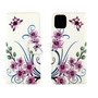 Apple iPhone 11 Pro Tasche Handy H�lle Schutz-Cover Flip-Case mit Kartenfach Lotusblume