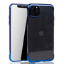 Handyh�lle f�r Apple iPhone 11 Pro Blau - Clear - TPU Silikon Case Backcover Schutzh�lle in Transparent   Blau
