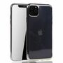 Handyh�lle f�r Apple iPhone 11 Pro Max Silber - Clear - TPU Silikon Case Backcover Schutzh�lle in Transparent   Silber