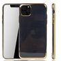 Handyh�lle f�r Apple iPhone 11 Pro Max Gold - Clear - TPU Silikon Case Backcover Schutzh�lle in Transparent   Gold