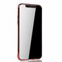 Handyh�lle f�r Apple iPhone 11 Pro Max Rot - Clear - TPU Silikon Case Backcover Schutzh�lle in Transparent   Rot