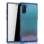 Handyh�lle f�r Samsung Galaxy Note 10 Blau - Clear - TPU Silikon Case Backcover Schutzh�lle in Transparent   Blau