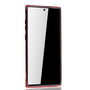 Handyh�lle f�r Samsung Galaxy Note 10 Rot - Clear - TPU Silikon Case Backcover Schutzh�lle in Transparent   Rot