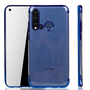 Handyh�lle f�r Huawei P20 Lite 2019 Blau - Clear - TPU Silikon Case Backcover Schutzh�lle in Transparent   Blau