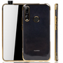 Handyh�lle f�r Huawei Y9 2019 Gold - Clear - TPU Silikon Case Backcover Schutzh�lle in Transparent   Gold