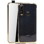 Handyh�lle f�r Huawei Y9 2019 Gold - Clear - TPU Silikon Case Backcover Schutzh�lle in Transparent   Gold