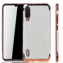 Handyh�lle f�r Xiaomi Mi A3 Rose Pink - Clear - TPU Silikon Case Backcover Schutzh�lle in Transparent   Rose Pink
