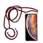 Handykette f�r Apple iPhone X / XS - Smartphone Necklace H�lle mit Band - Schnur mit Case zum umh�ngen in Rot