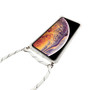 Handykette f�r Apple iPhone X / XS - Smartphone Necklace H�lle mit Band - Schnur mit Case zum umh�ngen in Wei�