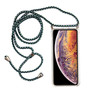 Handykette f�r Apple iPhone X / XS - Smartphone Necklace H�lle mit Band - Schnur mit Case zum umh�ngen in Gr�n