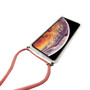 Handykette f�r Apple iPhone XR - Smartphone Necklace H�lle mit Band - Schnur mit Case zum umh�ngen in Rosa