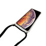 Handykette f�r Apple iPhone XS Max - Smartphone Necklace H�lle mit Band - Schnur mit Case zum umh�ngen in Schwarz