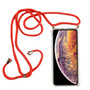 Handykette f�r Apple iPhone XS Max - Smartphone Necklace H�lle mit Band - Schnur mit Case zum umh�ngen in Pink
