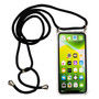 Handykette f�r Apple iPhone 11 Pro Max - Smartphone Necklace H�lle mit Band - Schnur mit Case zum umh�ngen in Schwarz
