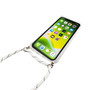 Handykette f�r Apple iPhone 11 Pro Max - Smartphone Necklace H�lle mit Band - Schnur mit Case zum umh�ngen in Wei�