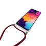 Handykette f�r Samsung Galaxy A50 - Smartphone Necklace H�lle mit Band - Schnur mit Case zum umh�ngen in Rot