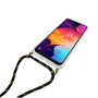 Handykette f�r Samsung Galaxy A50 - Smartphone Necklace H�lle mit Band - Schnur mit Case zum umh�ngen in Schwarz
