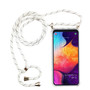 Handykette f�r Samsung Galaxy A50 - Smartphone Necklace H�lle mit Band - Schnur mit Case zum umh�ngen in Wei�