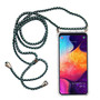 Handykette f�r Samsung Galaxy A50 - Smartphone Necklace H�lle mit Band - Schnur mit Case zum umh�ngen in Gr�n