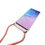 Handykette f�r Samsung Galaxy S10 - Smartphone Necklace H�lle mit Band - Schnur mit Case zum umh�ngen in Rosa