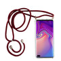 Handykette f�r Samsung Galaxy S10 Plus - Smartphone Necklace H�lle mit Band - Schnur mit Case zum umh�ngen in Rot